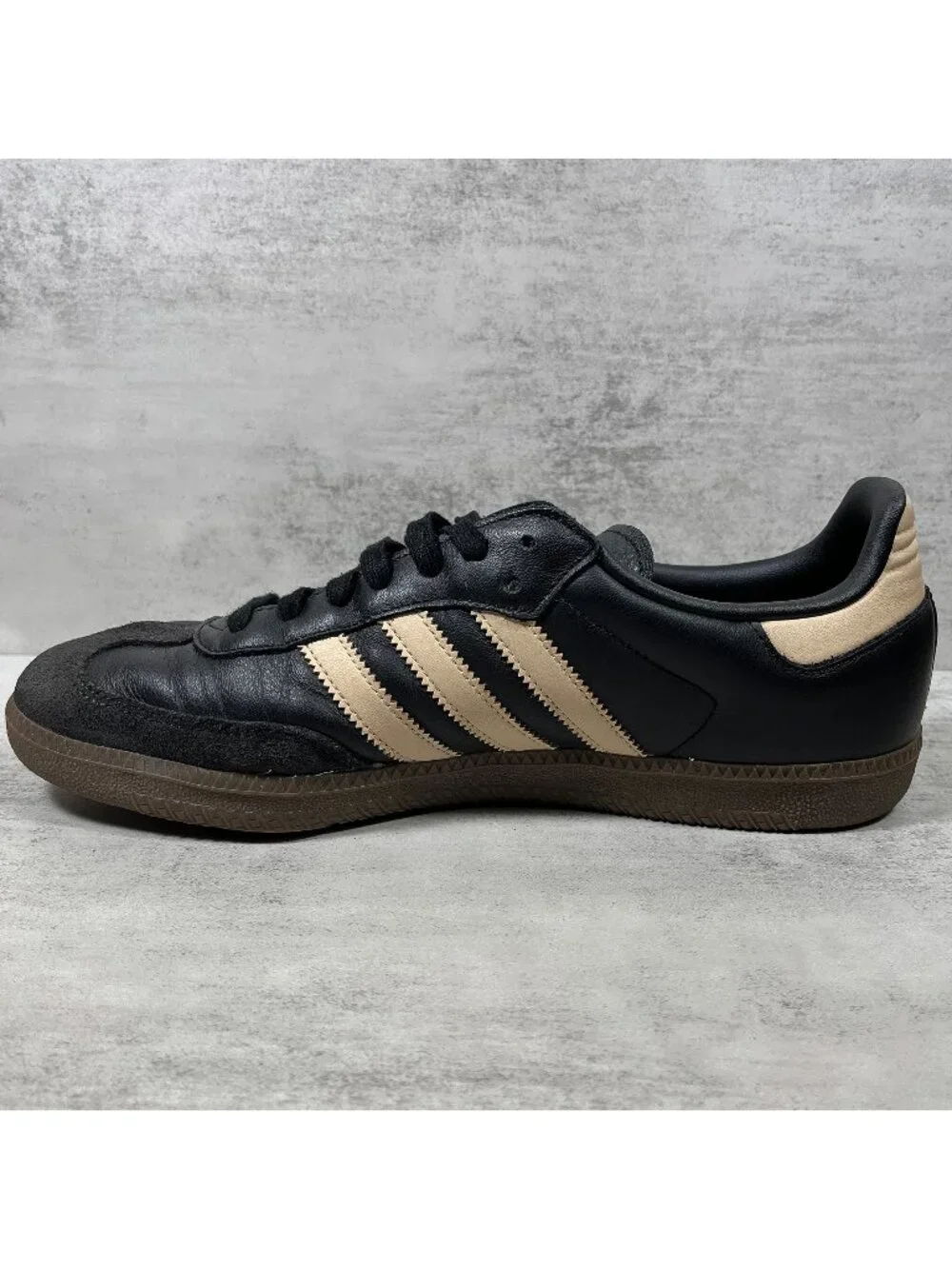 Adidas Samba OG Sneakers - Men's Size 10.5 - Black Beige